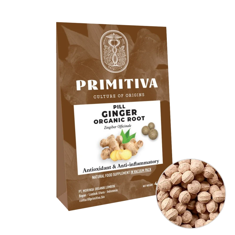 Ginger sleeve, vacuum-packed