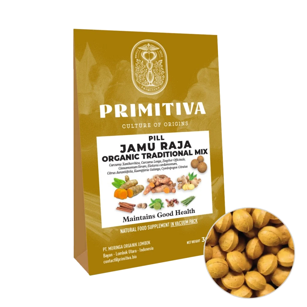 Jamu sleeve, vacuum-packed