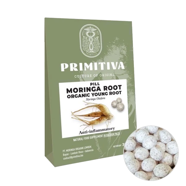 Moringa Root sleeve, vacuum-packed